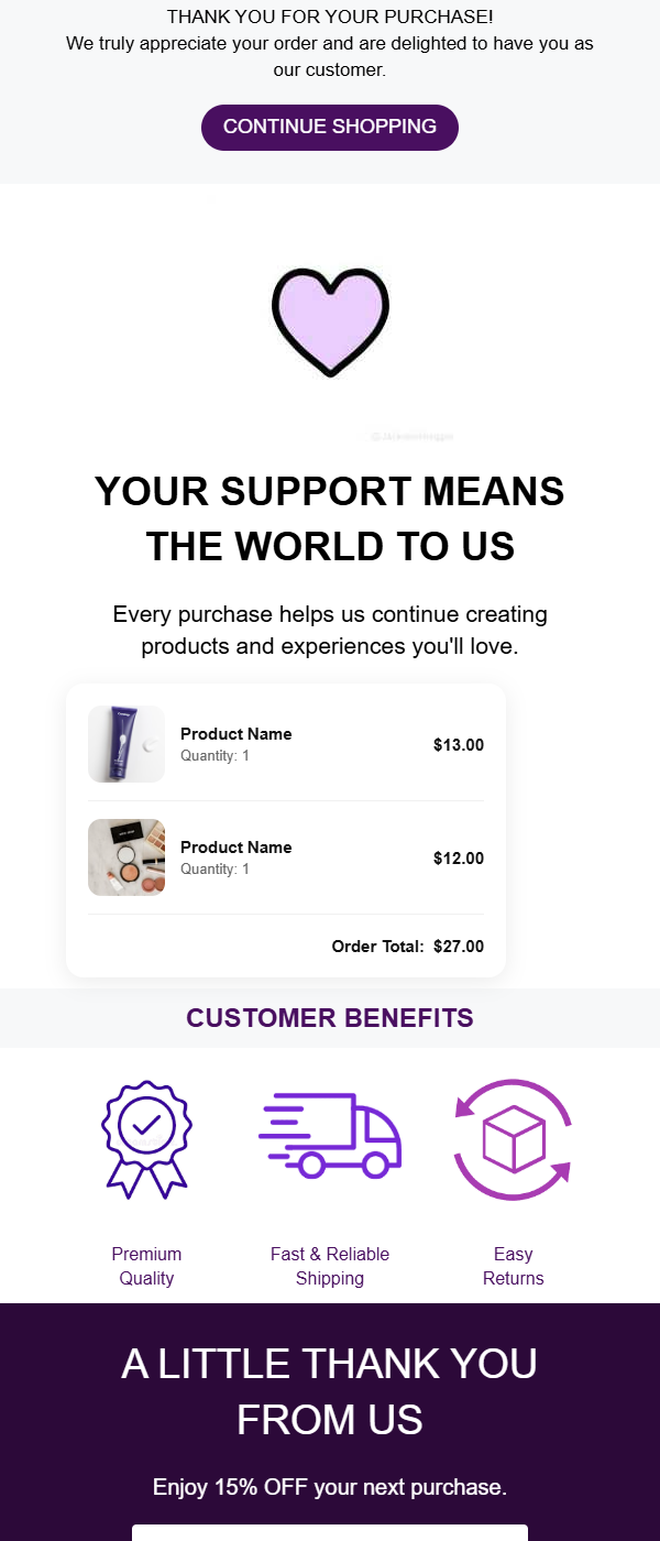 THANK YOU FOR YOUR PURCHASE! preview
