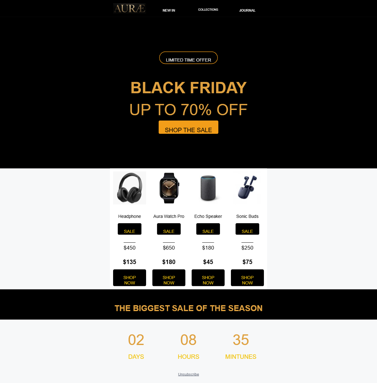 Black friday sale preview