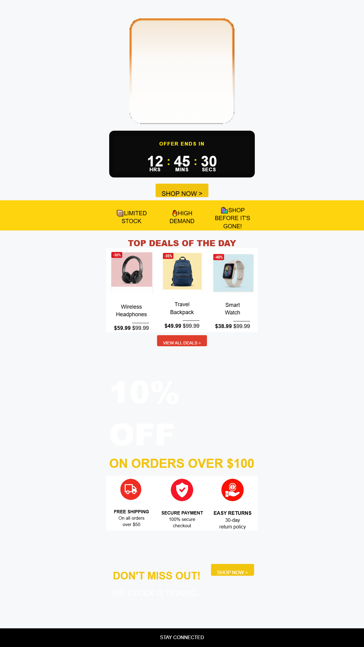 Flash sale preview