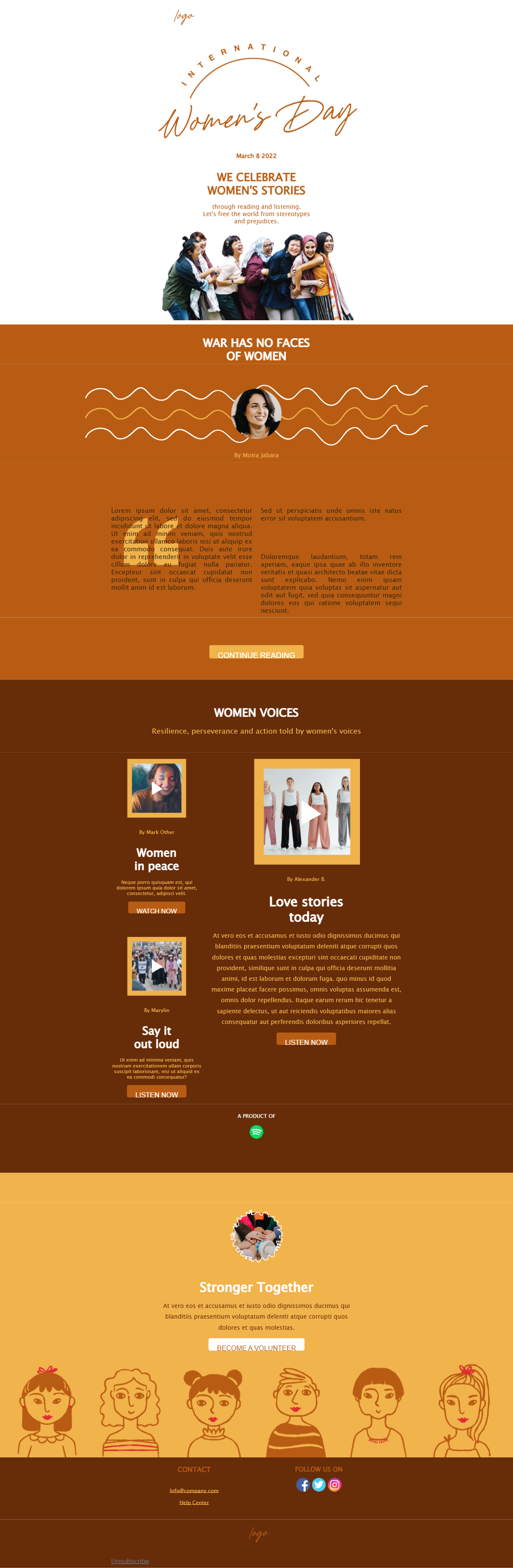 We Celebrate Women's Stories