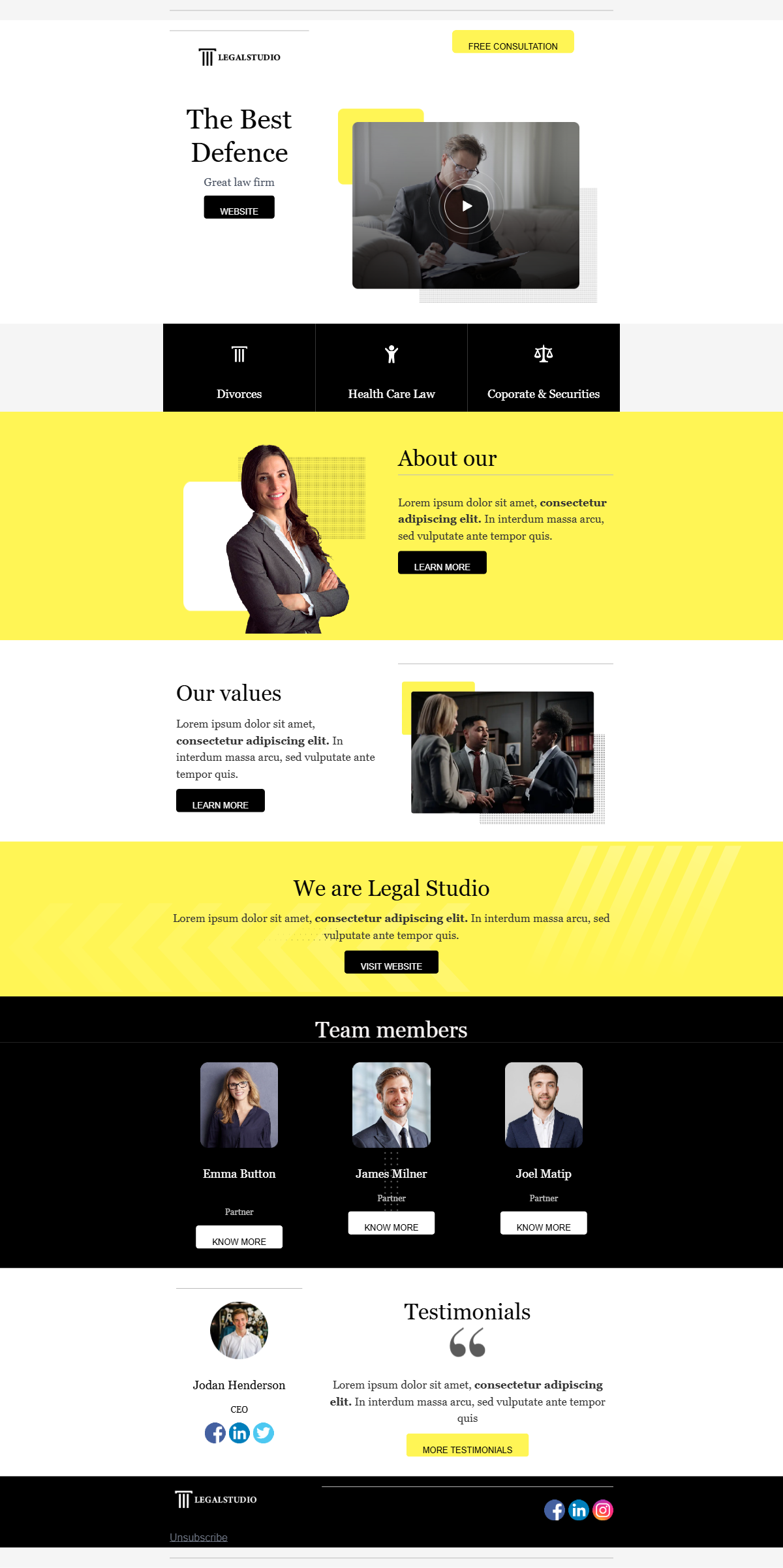 Legal Studio Minimal