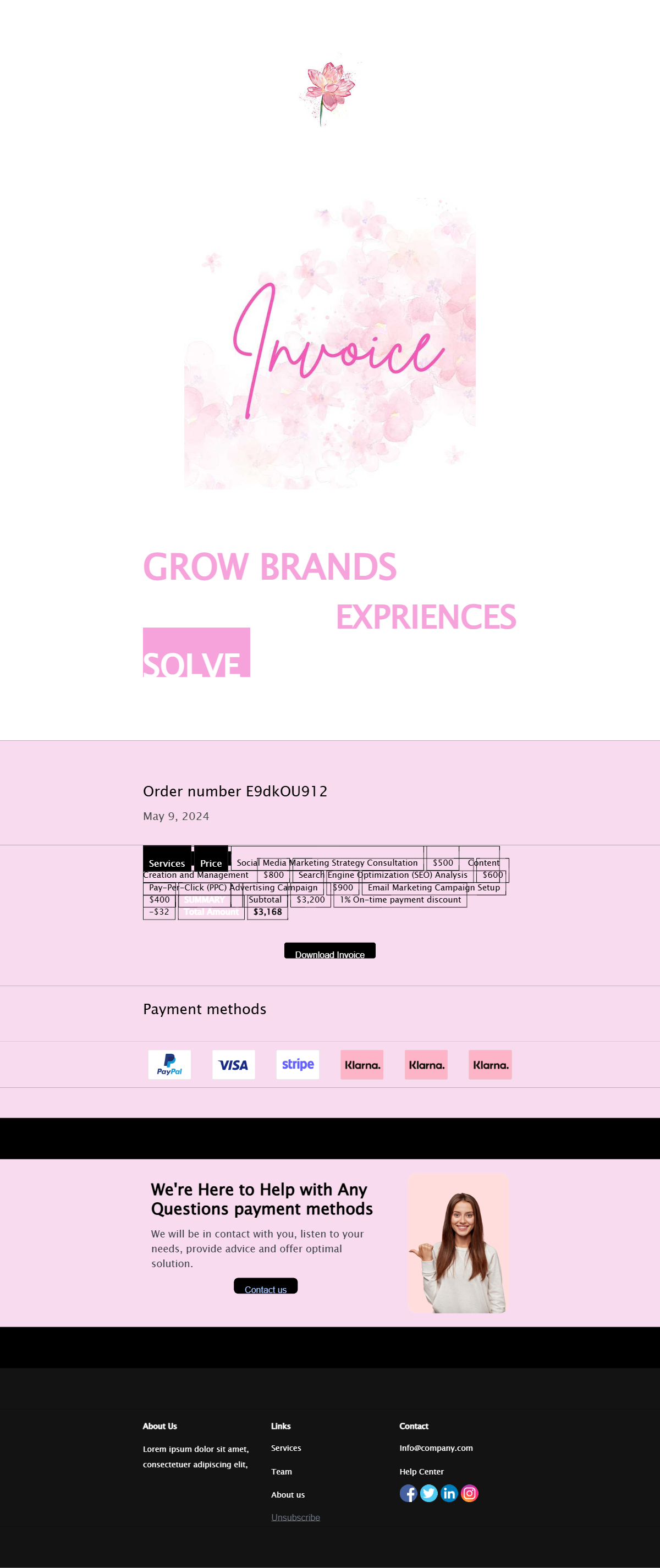 INVOICE preview