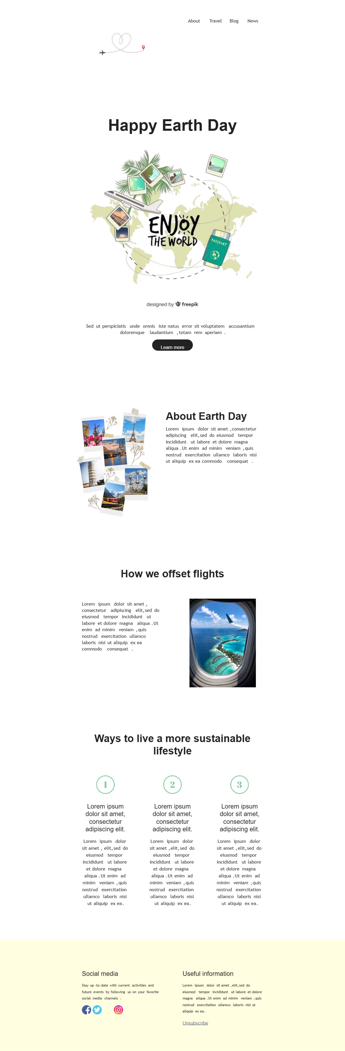 Sustainable Travel This Earth Day