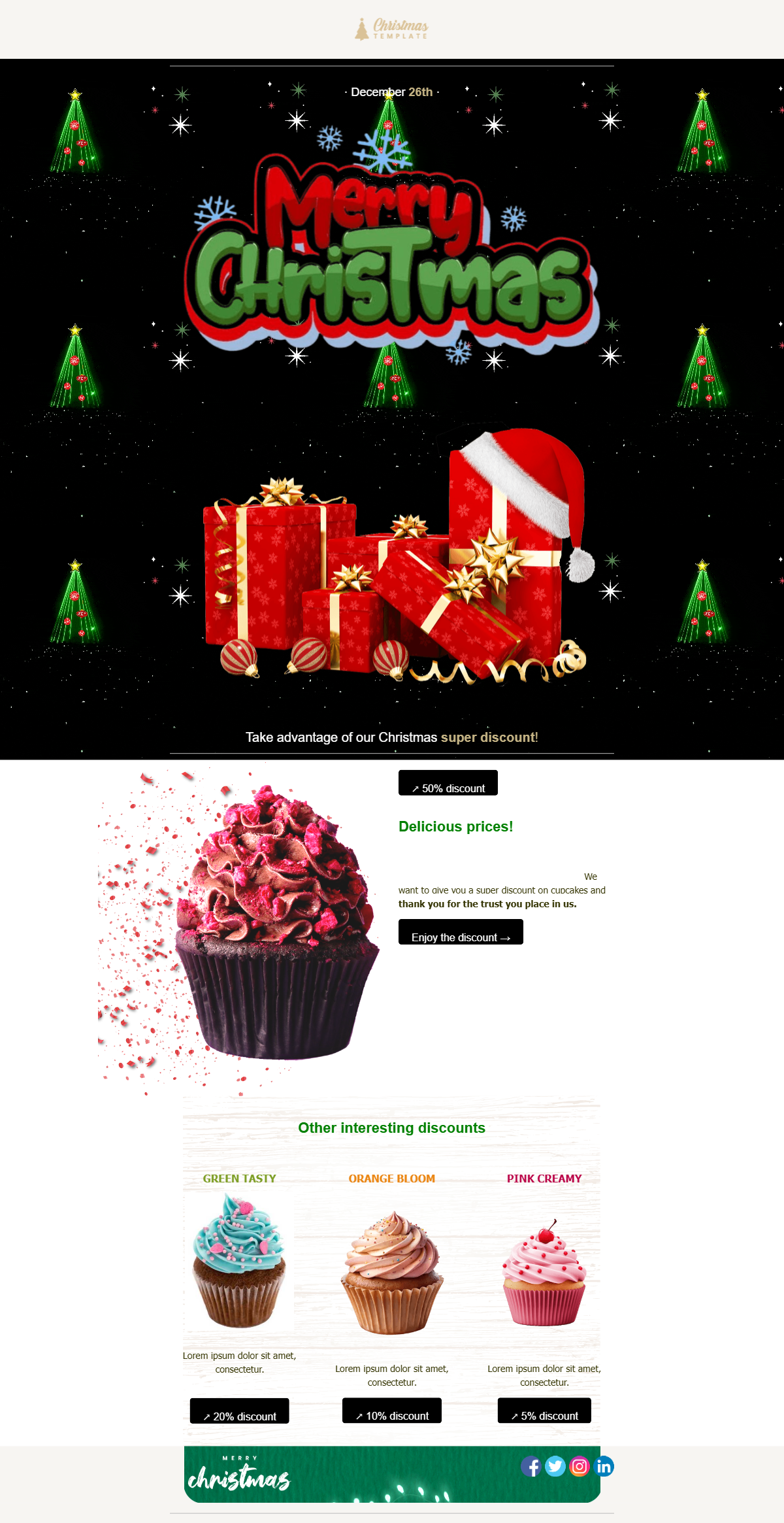 Christmas Cupcakes