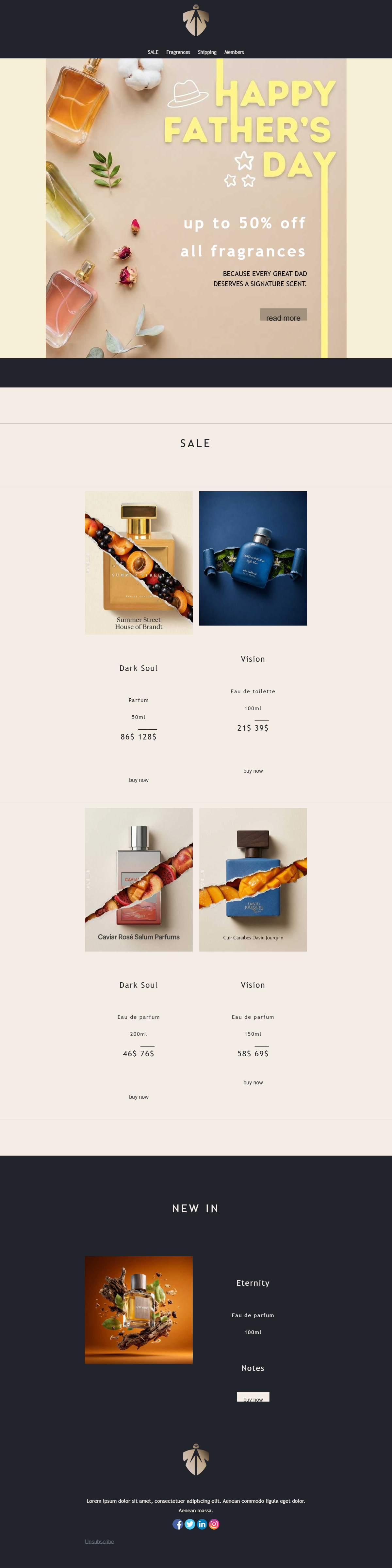 Father's Day Frangrances Sale