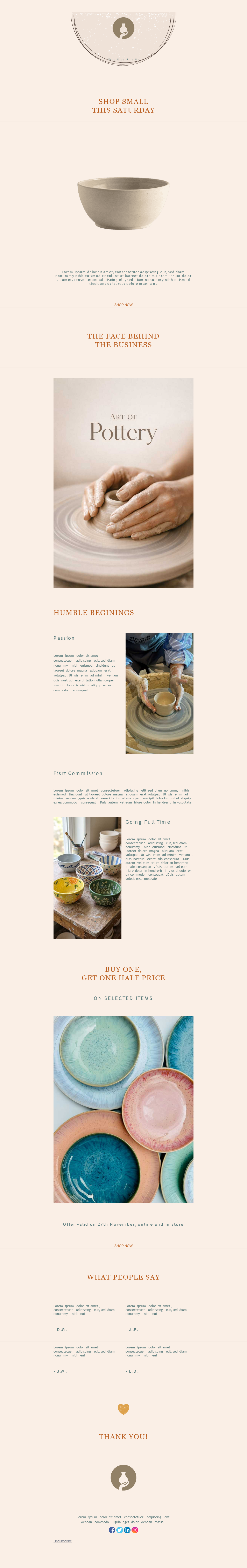 Pottery shop preview
