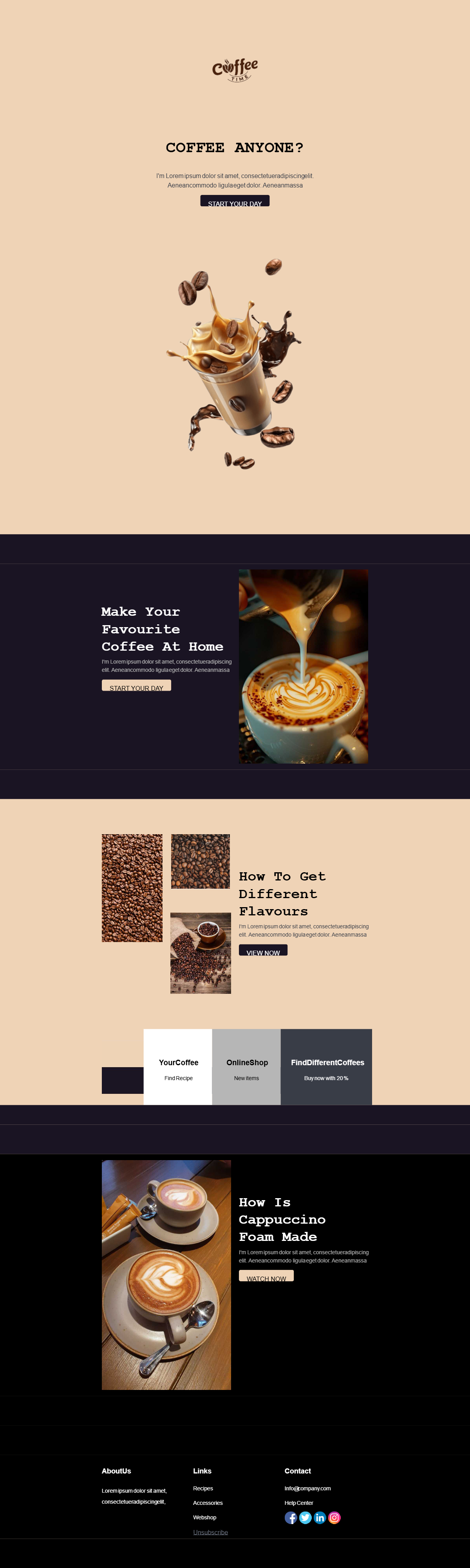 Coffee cup preview