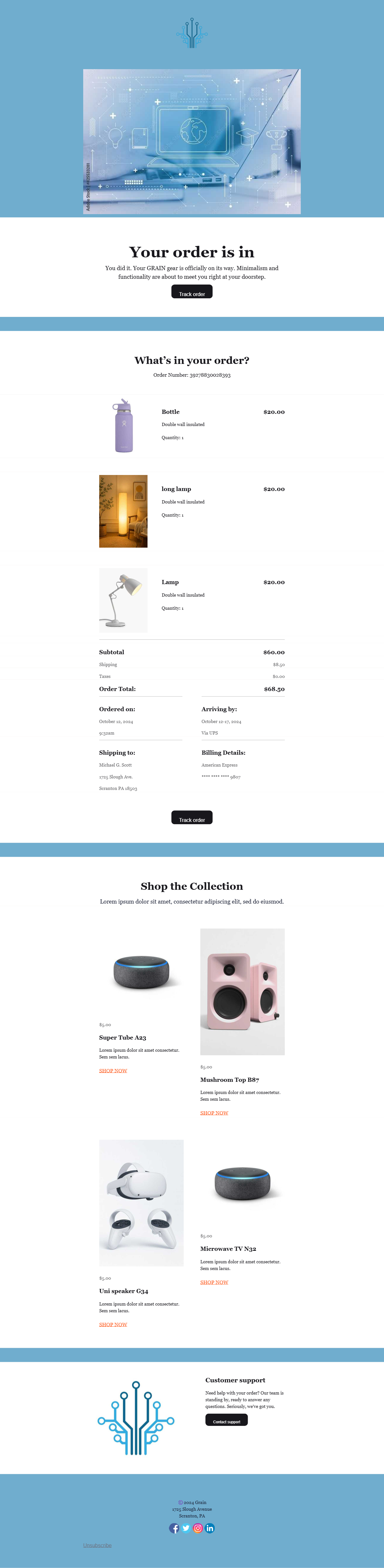 Order Confirmed – Thank You for Shopping!