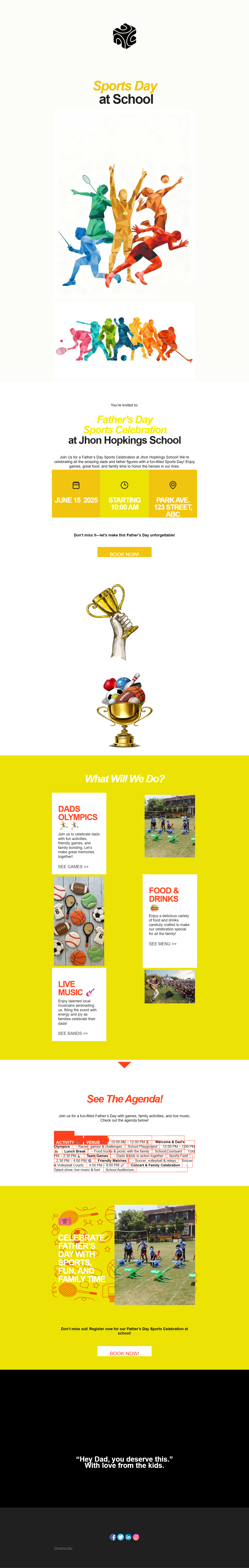 Father's Day Sports Celebration