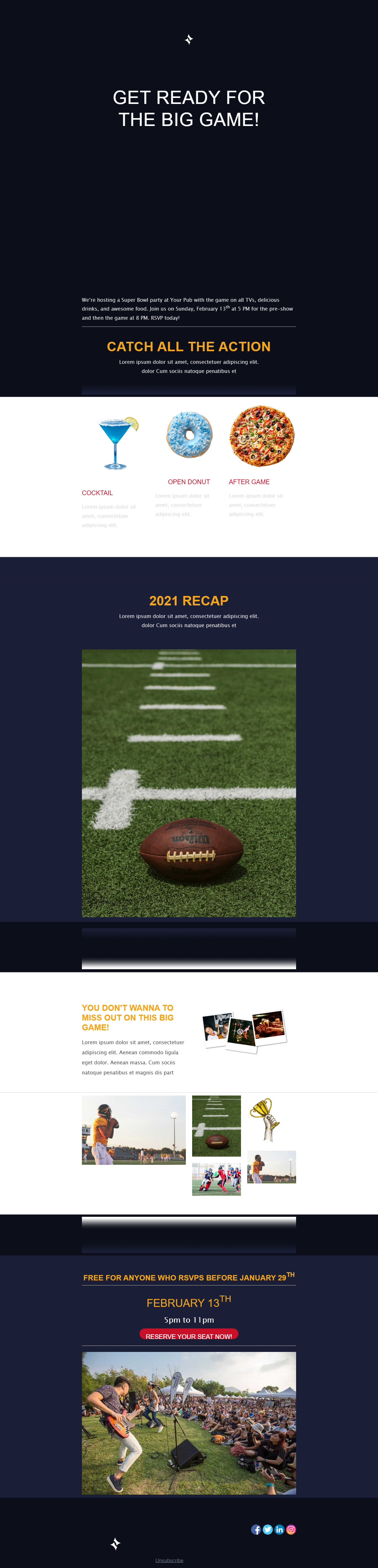 Get Ready For The Big Game