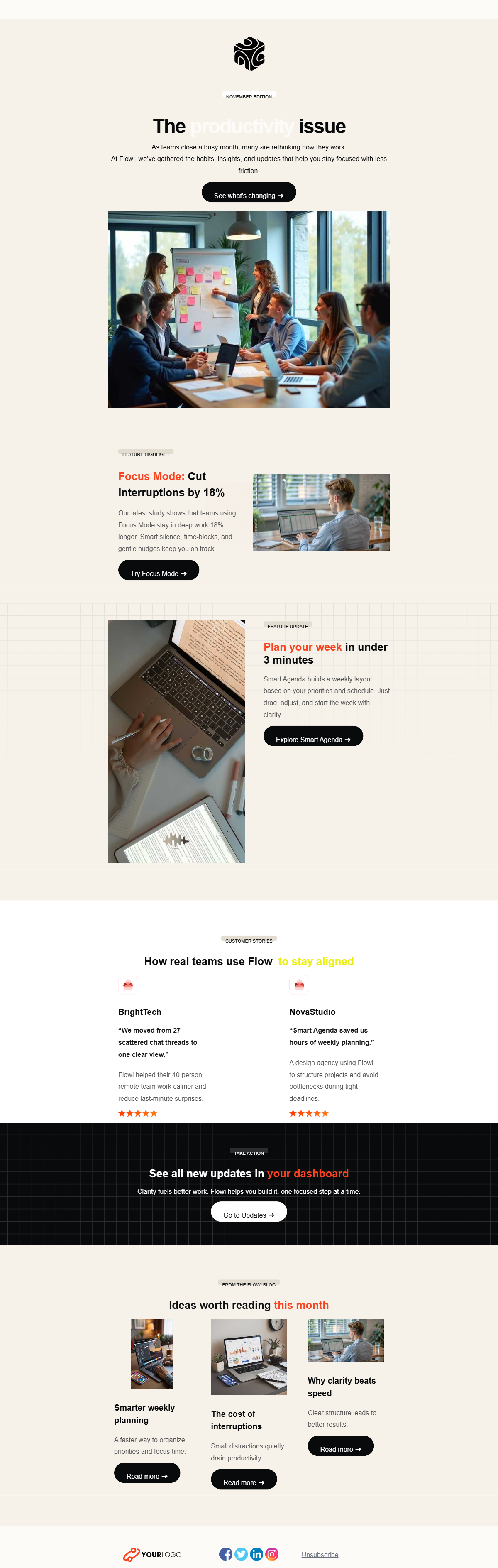 Monthly Marketing