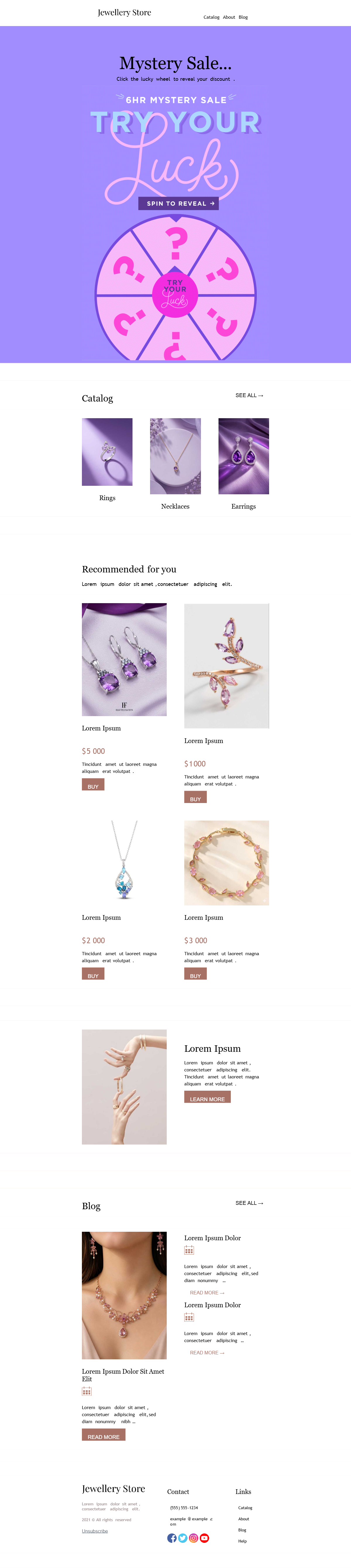 Mystery Template - Jewelry Store