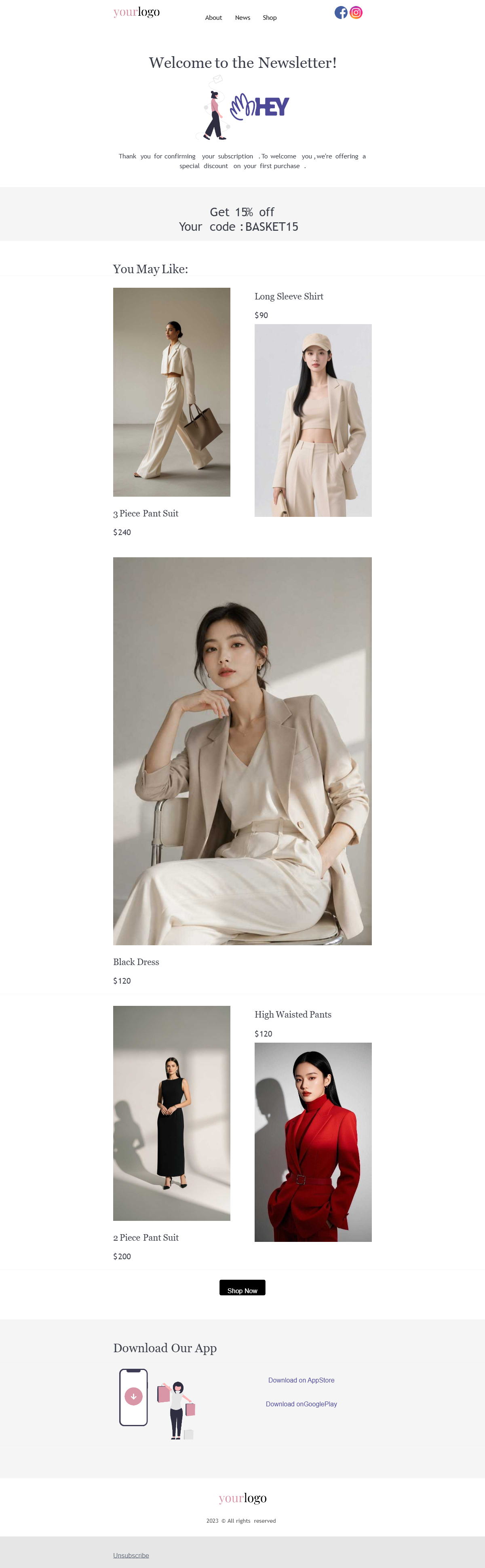 Welcome To Our Newsletter