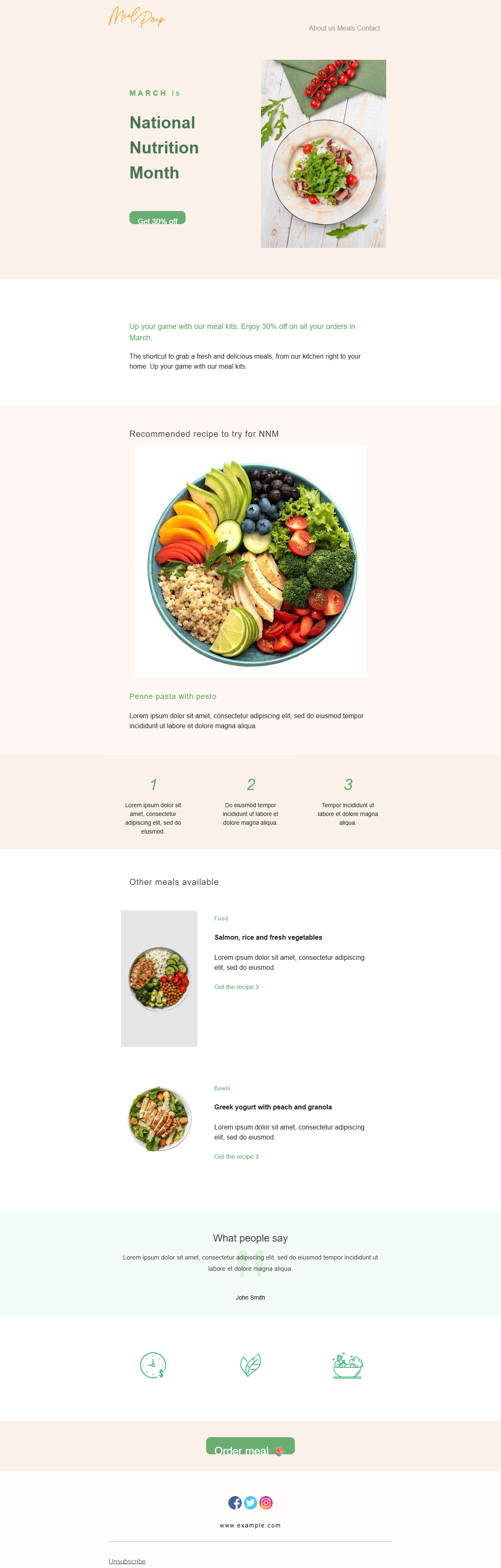 Up Your Game With Our Meal Kits