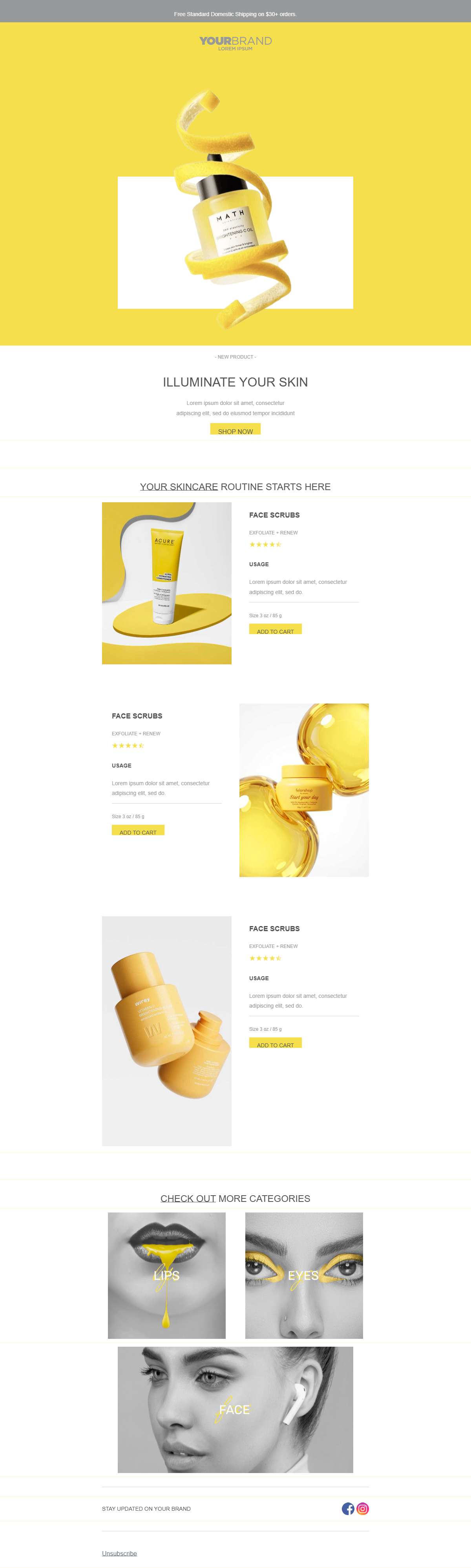 Colour Of The Year Skin Products preview