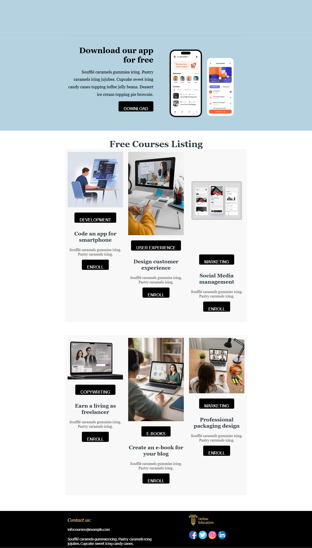 Online Courses App preview