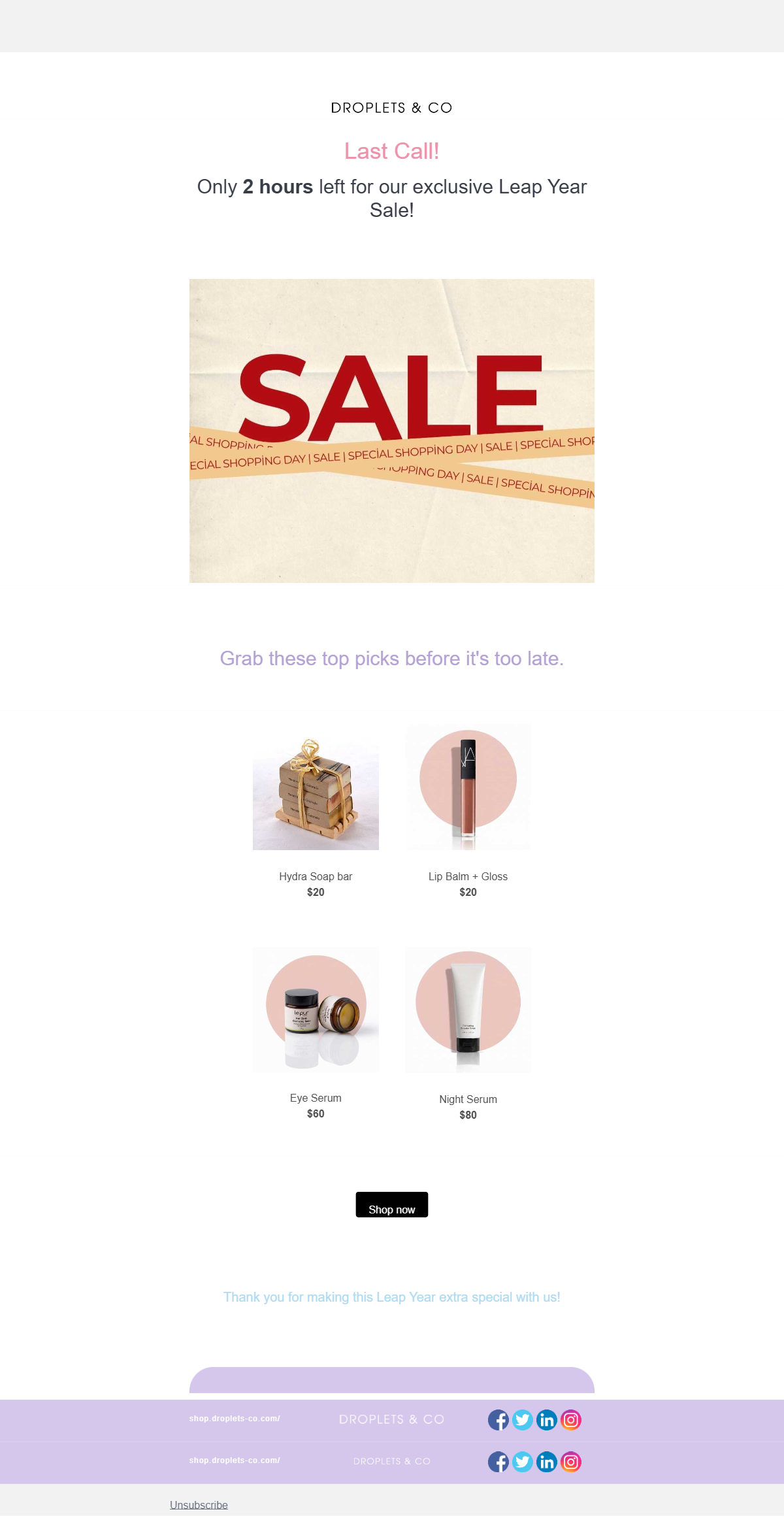 Leap Year Sale is Ending! preview