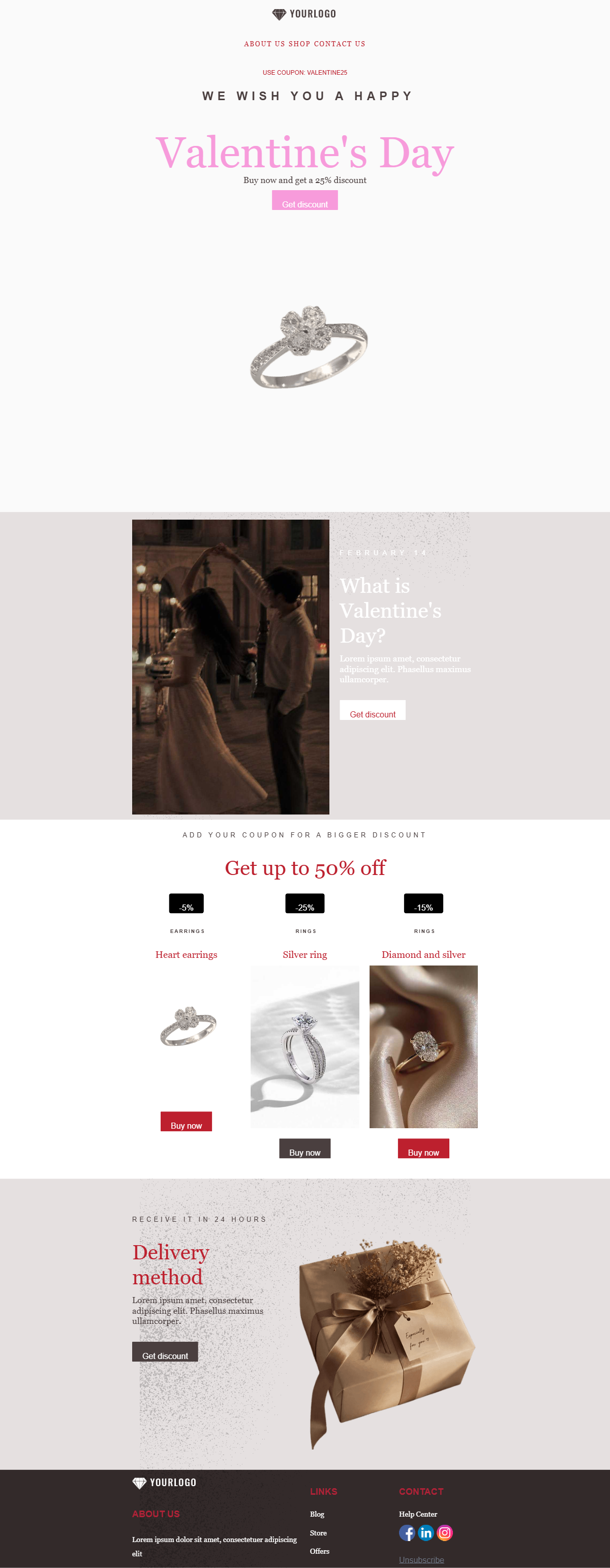 Valentine’s Day Jewelry Offer