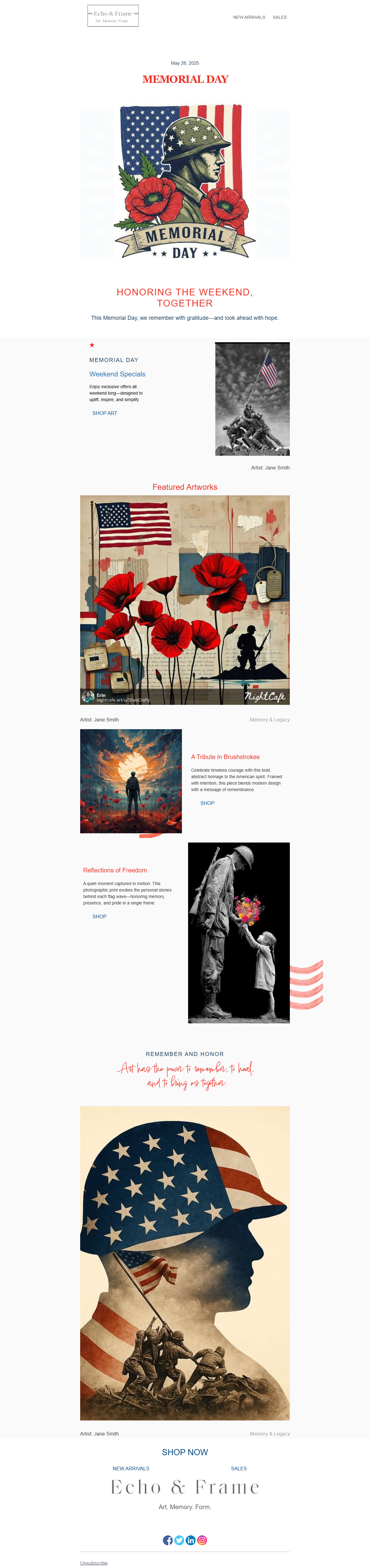 Memorial Day – Art That Honors